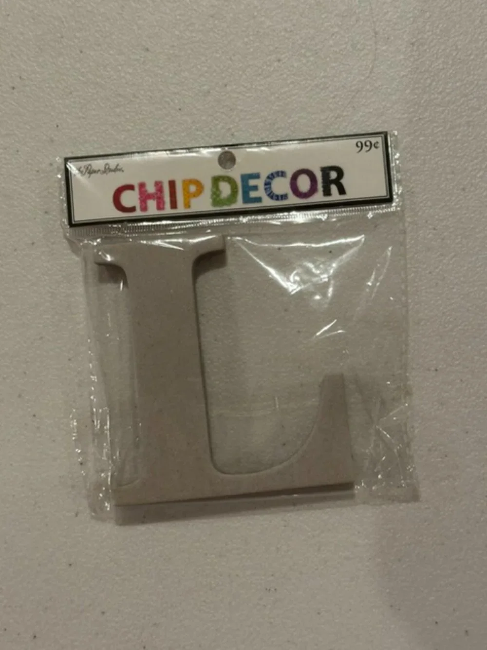 Lot of NINE (9) The Paper Studio Chip Decor 3.5